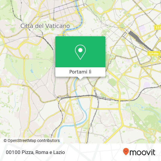 Mappa 00100 Pizza