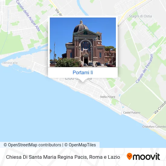 Mappa Chiesa Di Santa Maria Regina Pacis