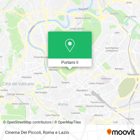 Mappa Cinema Dei Piccoli