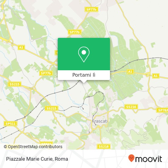 Mappa Piazzale Marie Curie