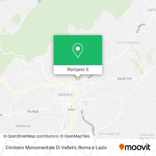 Mappa Cimitero Monumentale Di Velletri