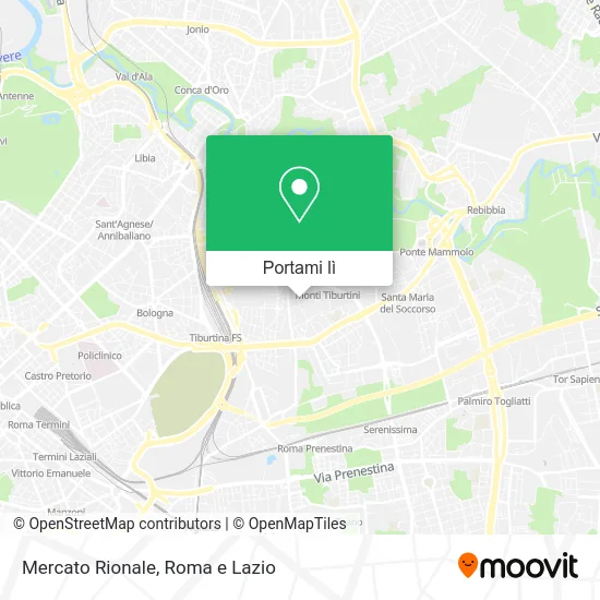 Mappa Mercato Rionale