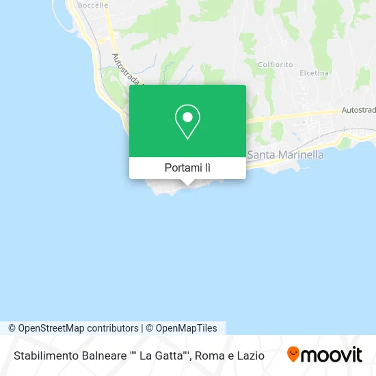 Mappa Stabilimento Balneare "" La Gatta""