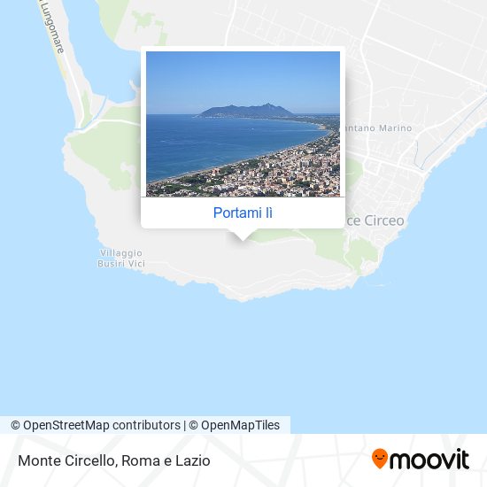 Mappa Monte Circello