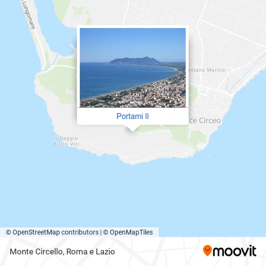 Mappa Monte Circello