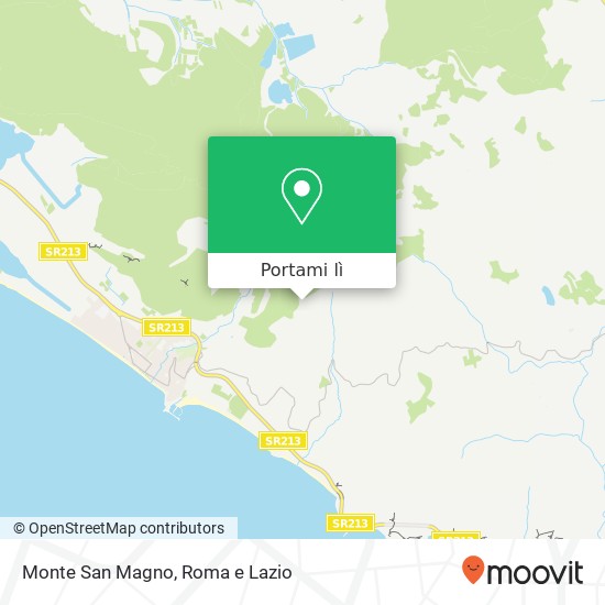 Mappa Monte San Magno