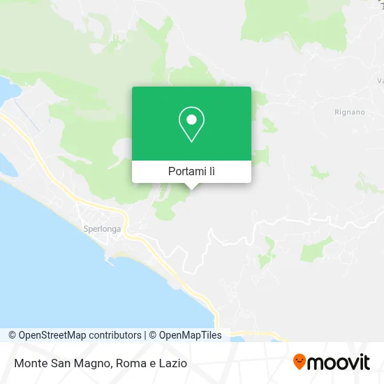 Mappa Monte San Magno