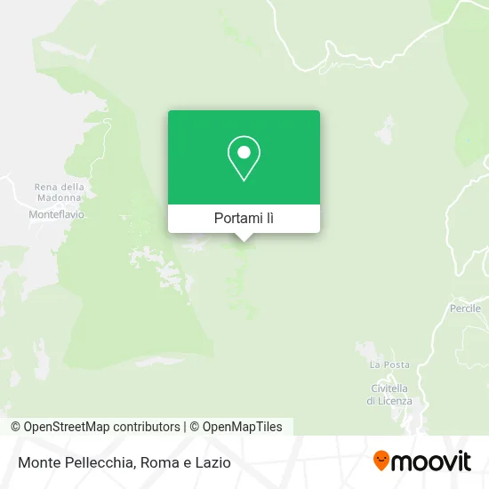 Mappa Monte Pellecchia