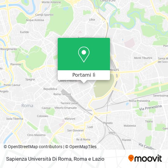 Mappa Sapienza Università Di Roma