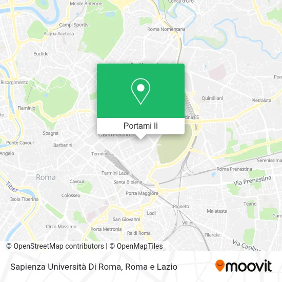 Mappa Sapienza Università Di Roma