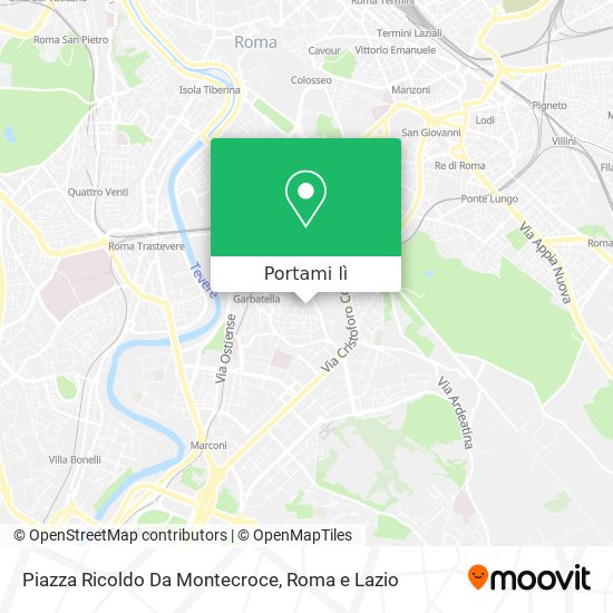 Mappa Piazza Ricoldo Da Montecroce