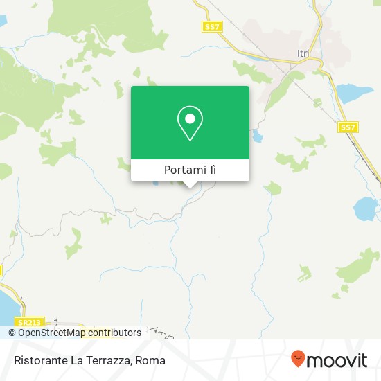 Mappa Ristorante La Terrazza