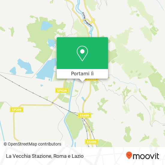 Mappa La Vecchia Stazione