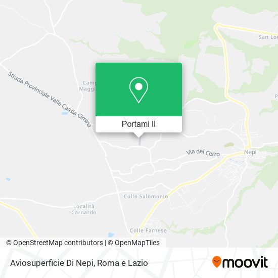 Mappa Aviosuperficie Di Nepi