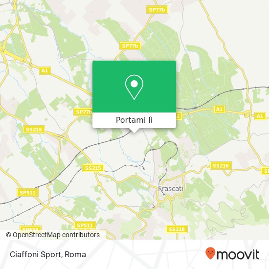 Mappa Ciaffoni Sport