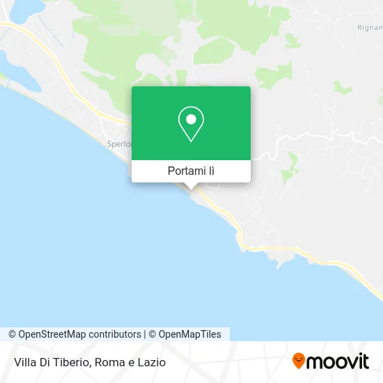 Mappa Villa Di Tiberio