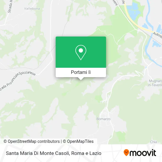 Mappa Santa Maria Di Monte Casoli