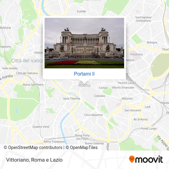 Mappa Vittoriano