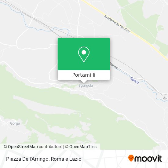 Mappa Piazza Dell'Arringo