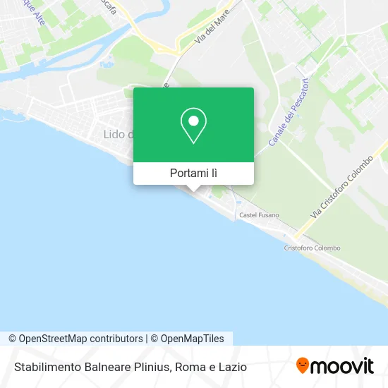 Mappa Stabilimento Balneare Plinius