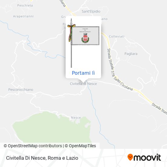 Mappa Civitella Di Nesce