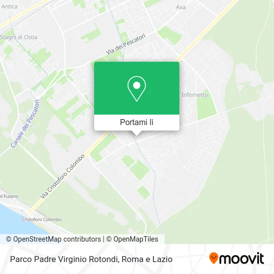 Mappa Parco Padre Virginio Rotondi
