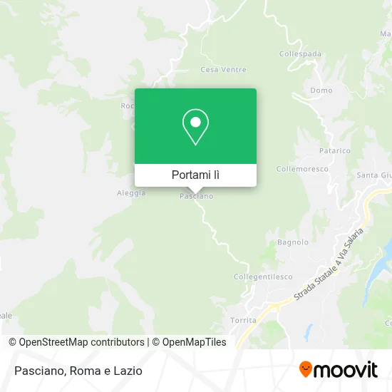 Mappa Pasciano