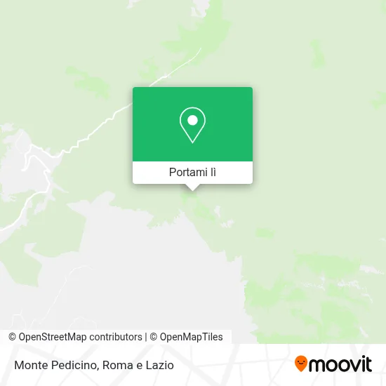 Mappa Monte Pedicino