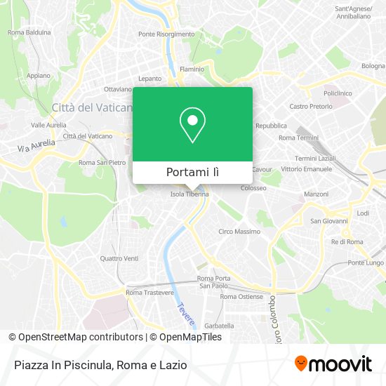 Mappa Piazza In Piscinula