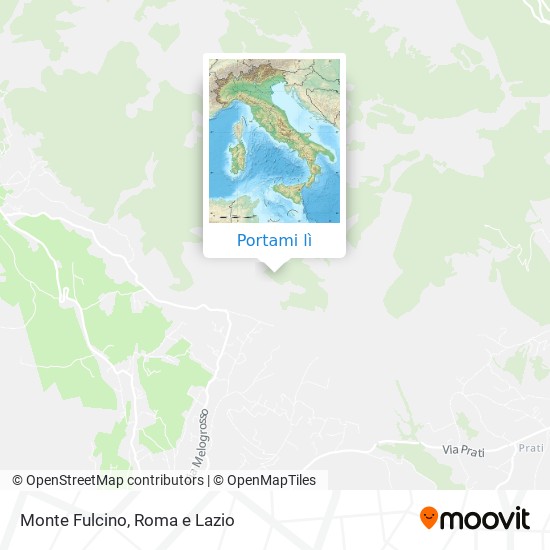 Mappa Monte Fulcino