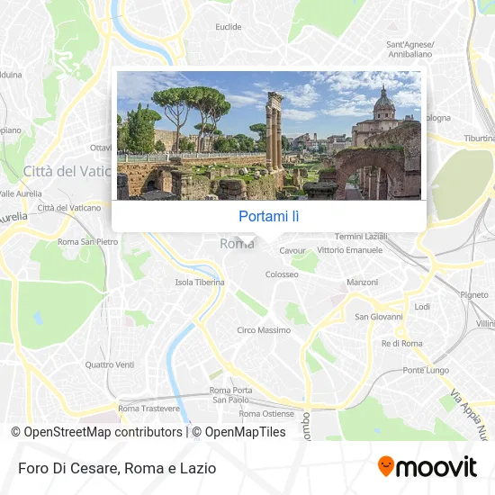 Mappa Foro Di Cesare