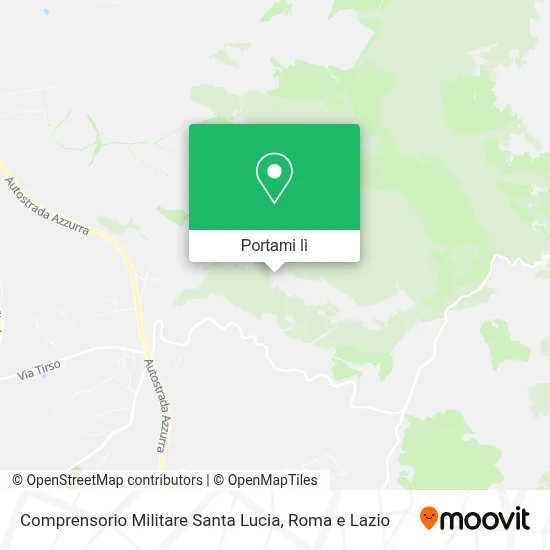 Mappa Comprensorio Militare Santa Lucia