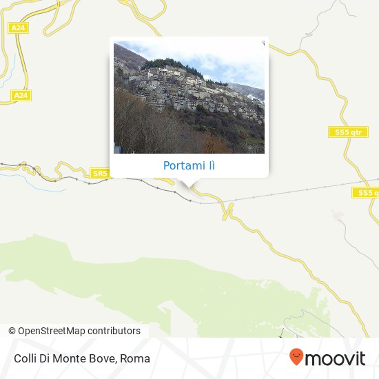 Mappa Colli Di Monte Bove