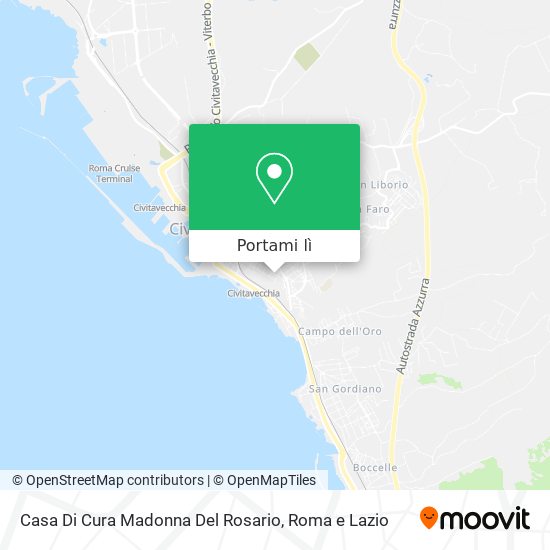 Mappa Casa Di Cura Madonna Del Rosario