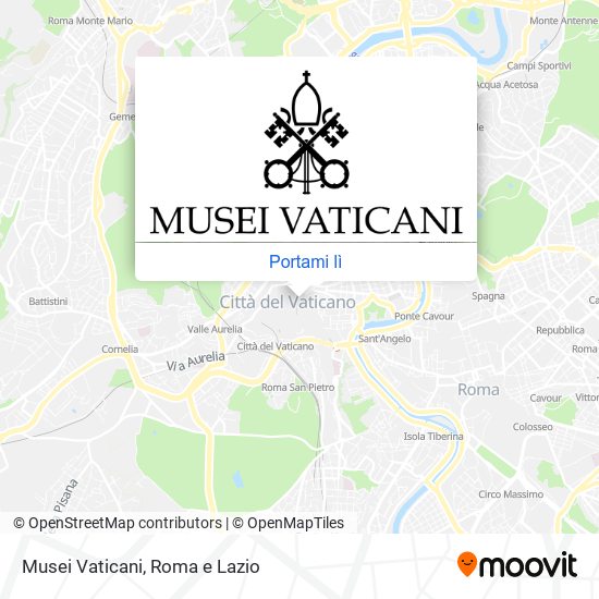 Mappa Musei Vaticani