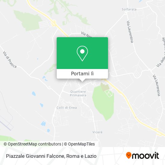 Mappa Piazzale Giovanni Falcone