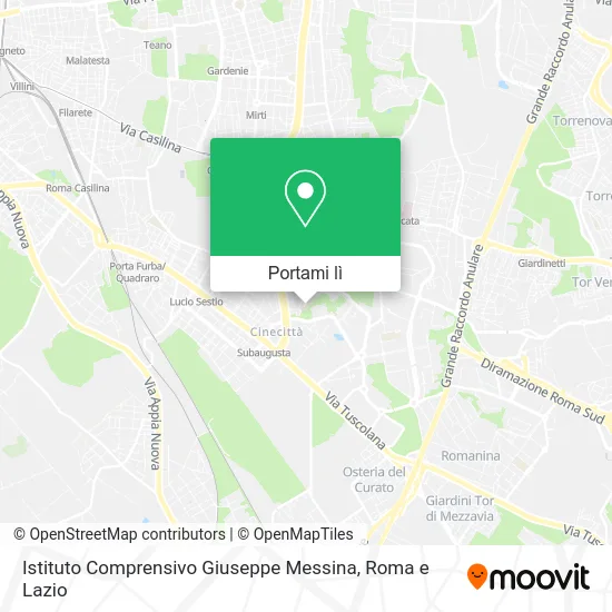 Mappa Istituto Comprensivo Giuseppe Messina