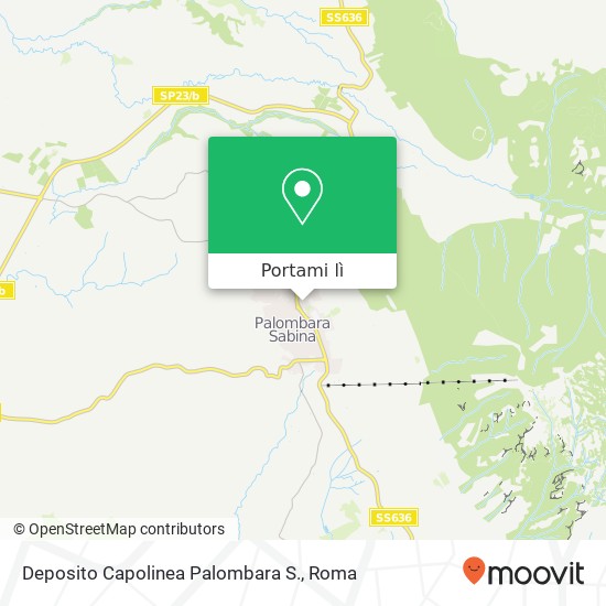 Mappa Deposito Capolinea Palombara S.