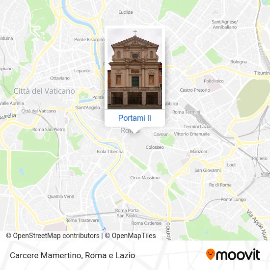 Mappa Carcere Mamertino