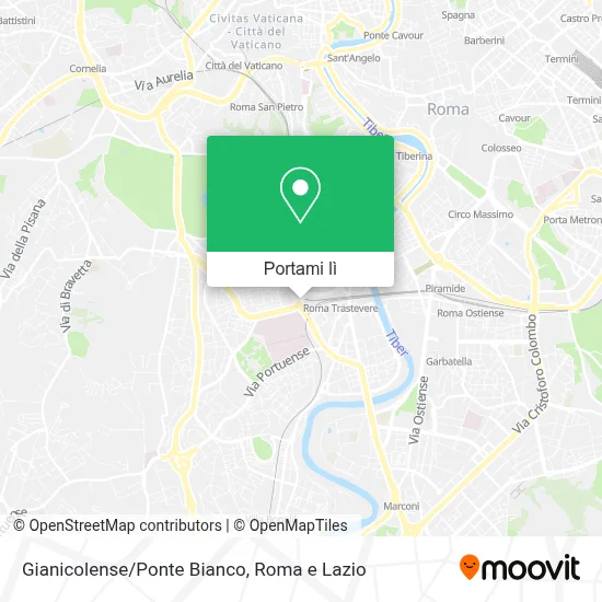 Mappa Gianicolense/Ponte Bianco