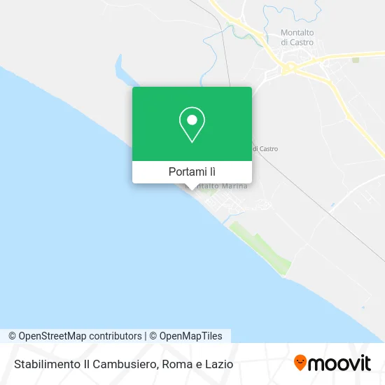 Mappa Stabilimento Il Cambusiero