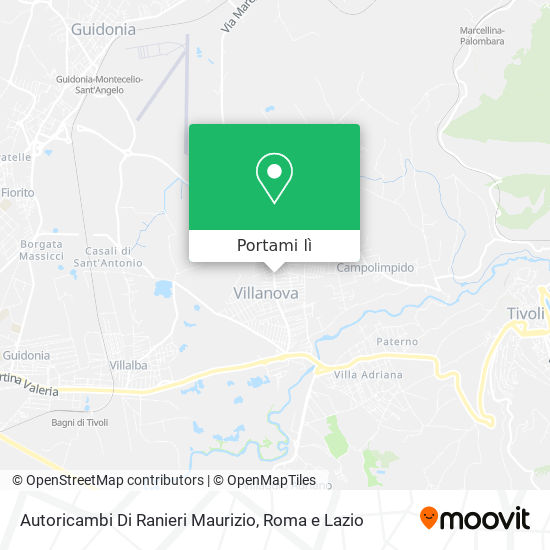 Mappa Autoricambi Di Ranieri Maurizio