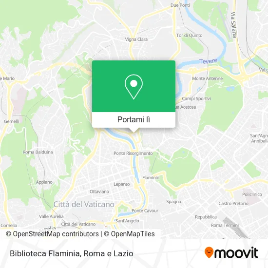 Mappa Biblioteca Flaminia
