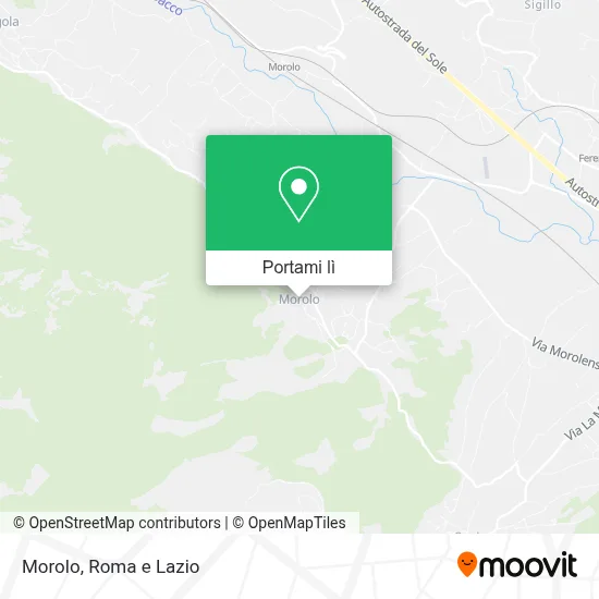 Mappa Morolo