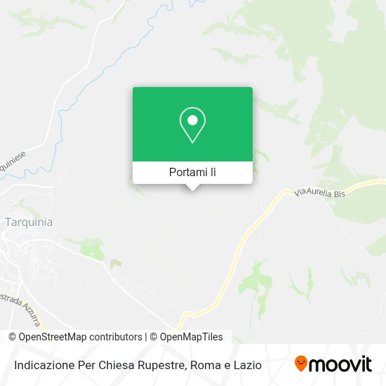 Mappa Chiesa Rupestre Di Santa Restituta