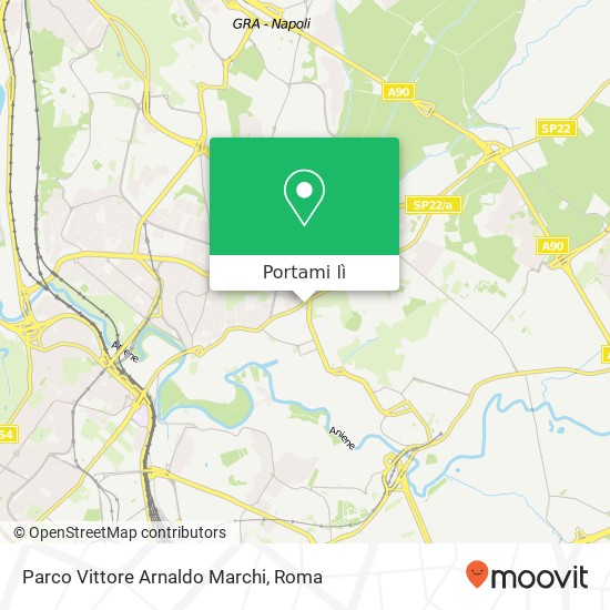 Mappa Parco Vittore Arnaldo Marchi
