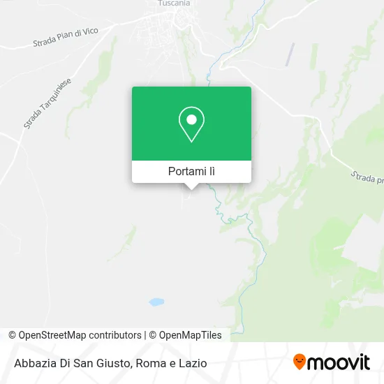 Mappa Abbazia Di San Giusto