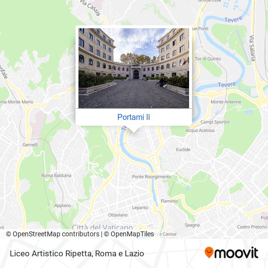 Mappa Liceo Artistico Ripetta