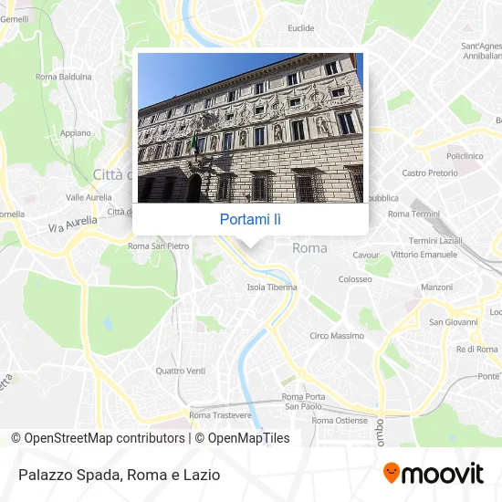 Mappa Palazzo Spada