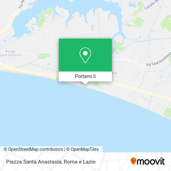 Mappa Piazza Santa Anastasia